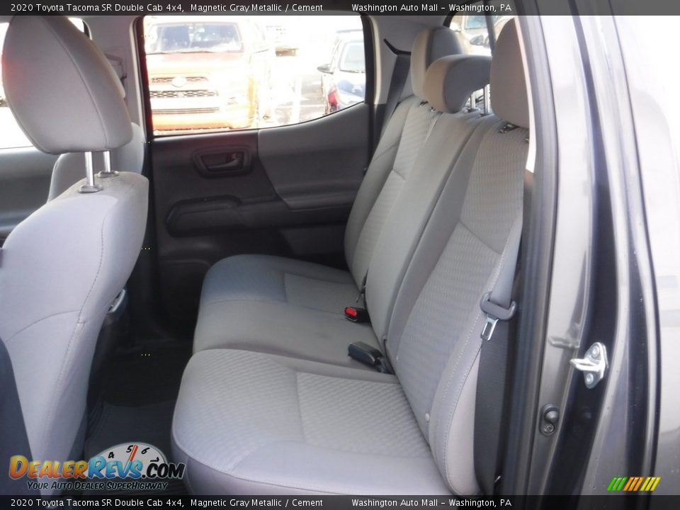 Rear Seat of 2020 Toyota Tacoma SR Double Cab 4x4 Photo #27