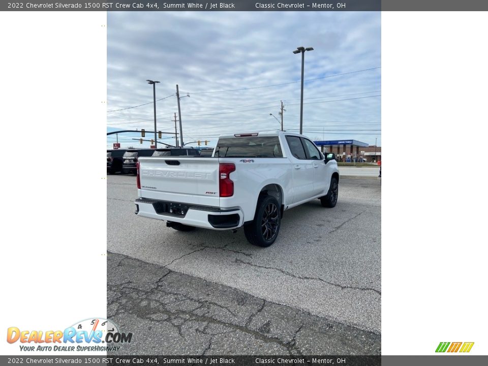 2022 Chevrolet Silverado 1500 RST Crew Cab 4x4 Summit White / Jet Black Photo #6