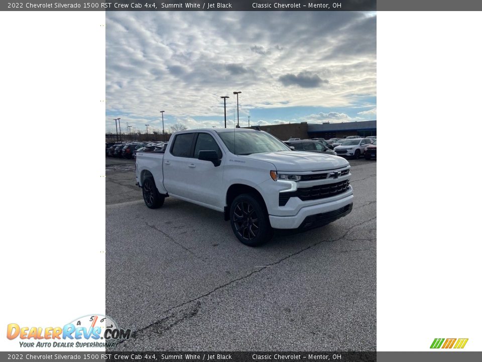 2022 Chevrolet Silverado 1500 RST Crew Cab 4x4 Summit White / Jet Black Photo #8