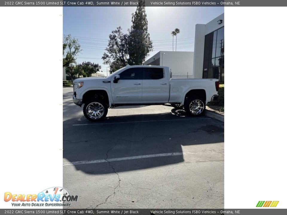 2022 GMC Sierra 1500 Limited SLT Crew Cab 4WD Summit White / Jet Black Photo #1