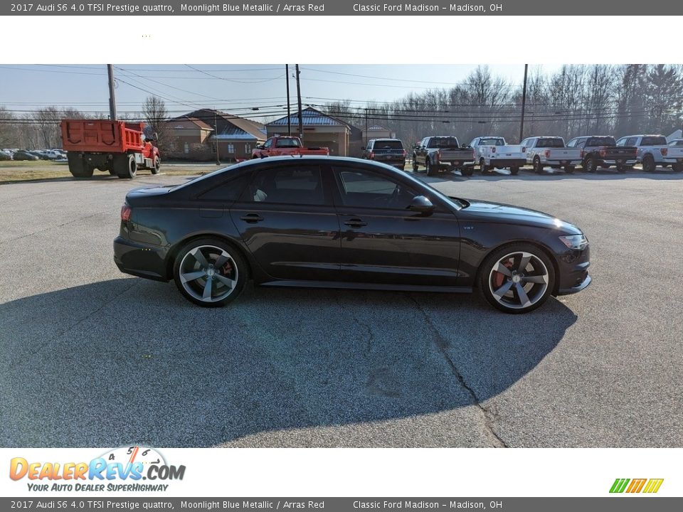 2017 Audi S6 4.0 TFSI Prestige quattro Moonlight Blue Metallic / Arras Red Photo #6