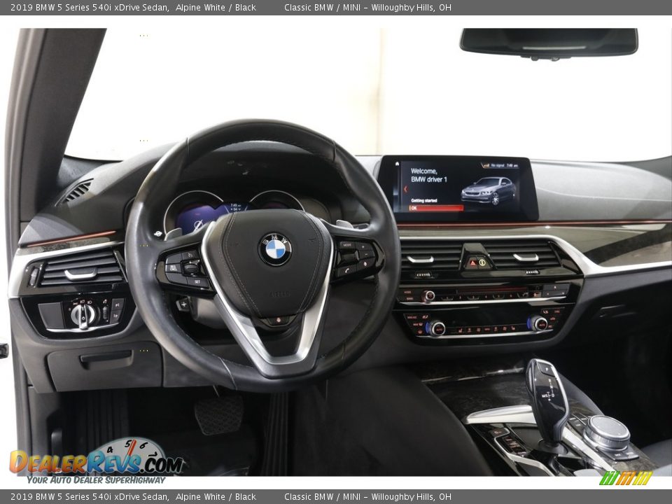 2019 BMW 5 Series 540i xDrive Sedan Alpine White / Black Photo #6