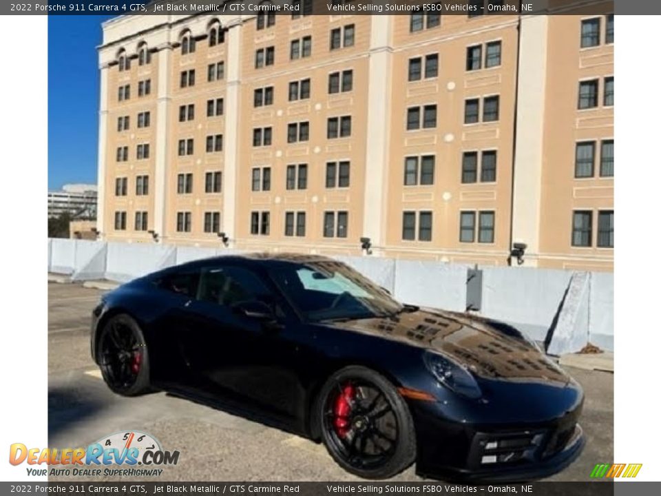 2022 Porsche 911 Carrera 4 GTS Jet Black Metallic / GTS Carmine Red Photo #4