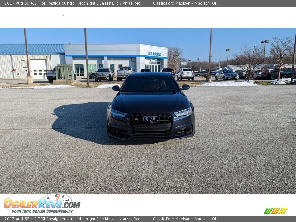 2017 Audi S6 4.0 TFSI Prestige quattro Moonlight Blue Metallic / Arras Red Photo #8