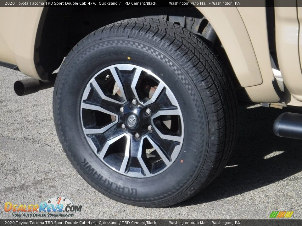 2020 Toyota Tacoma TRD Sport Double Cab 4x4 Quicksand / TRD Cement/Black Photo #10