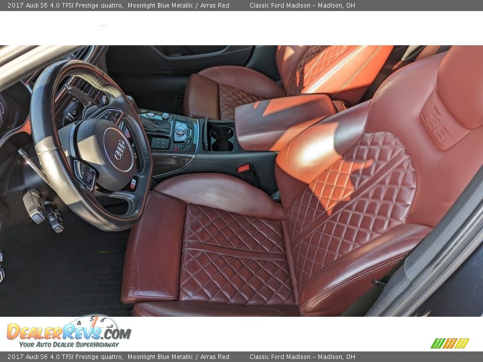 Arras Red Interior - 2017 Audi S6 4.0 TFSI Prestige quattro Photo #12