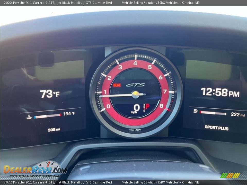 2022 Porsche 911 Carrera 4 GTS Gauges Photo #10