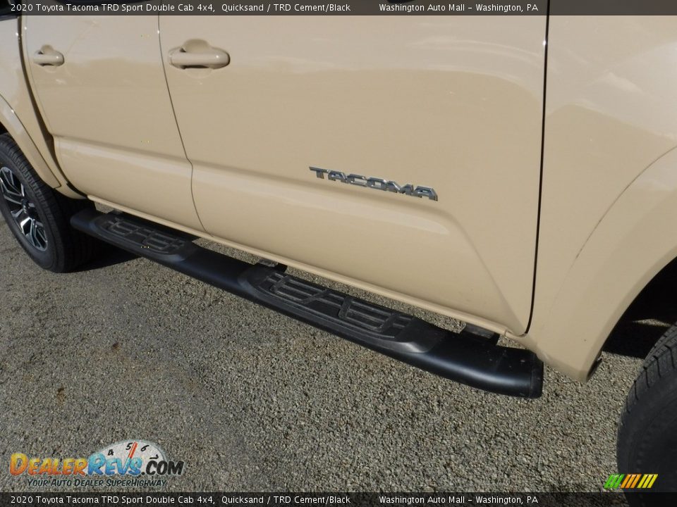 2020 Toyota Tacoma TRD Sport Double Cab 4x4 Quicksand / TRD Cement/Black Photo #13