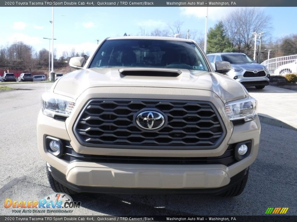 2020 Toyota Tacoma TRD Sport Double Cab 4x4 Quicksand / TRD Cement/Black Photo #14