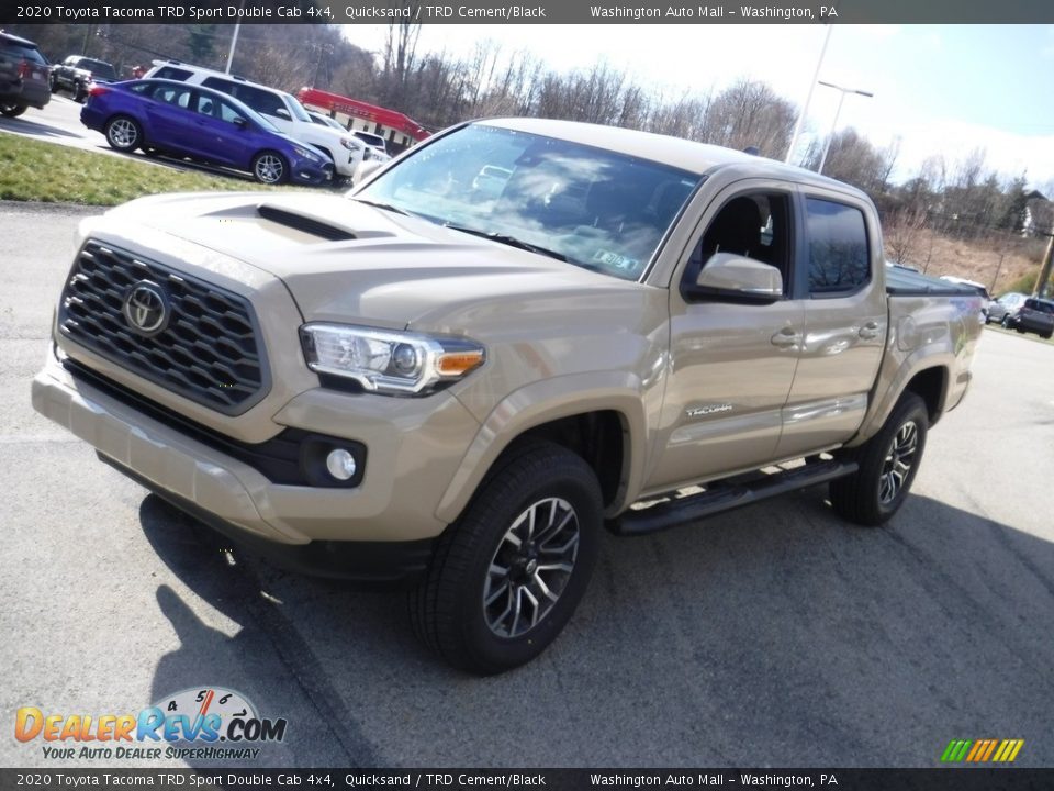 2020 Toyota Tacoma TRD Sport Double Cab 4x4 Quicksand / TRD Cement/Black Photo #15