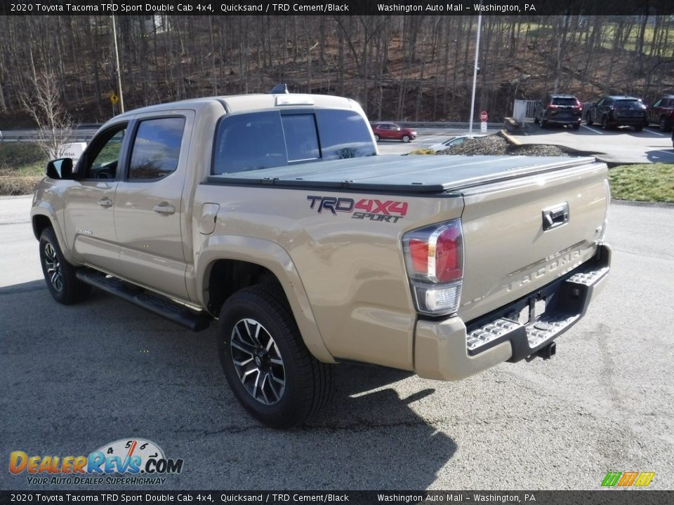 2020 Toyota Tacoma TRD Sport Double Cab 4x4 Quicksand / TRD Cement/Black Photo #17