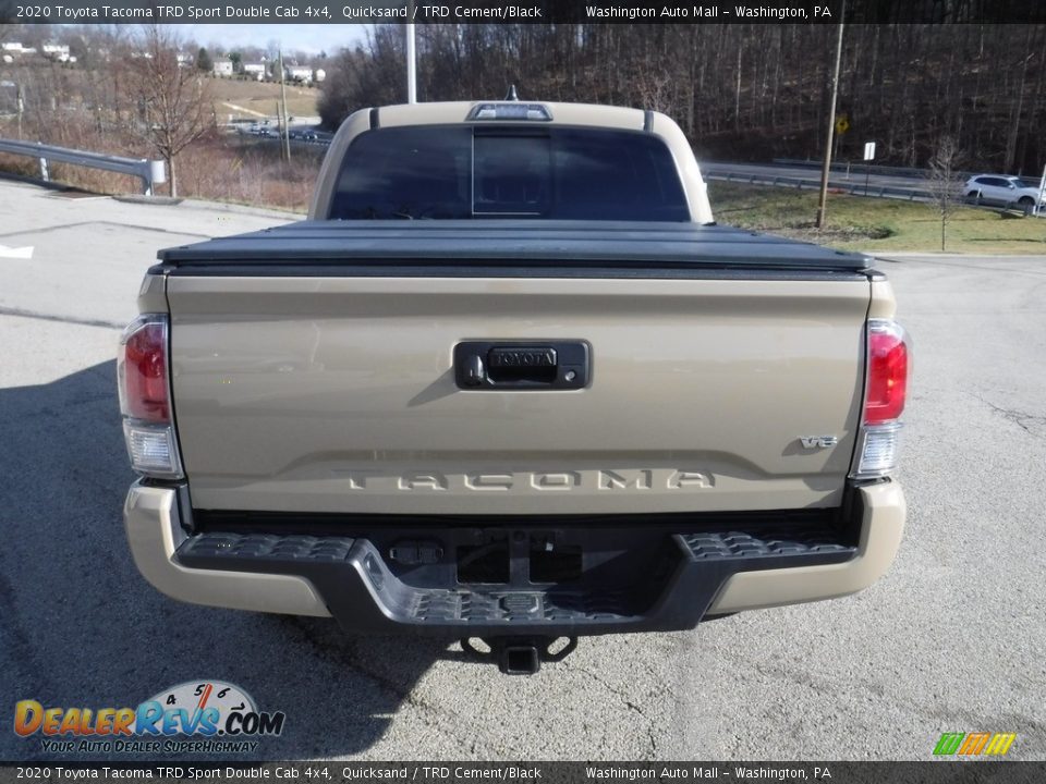 2020 Toyota Tacoma TRD Sport Double Cab 4x4 Quicksand / TRD Cement/Black Photo #18