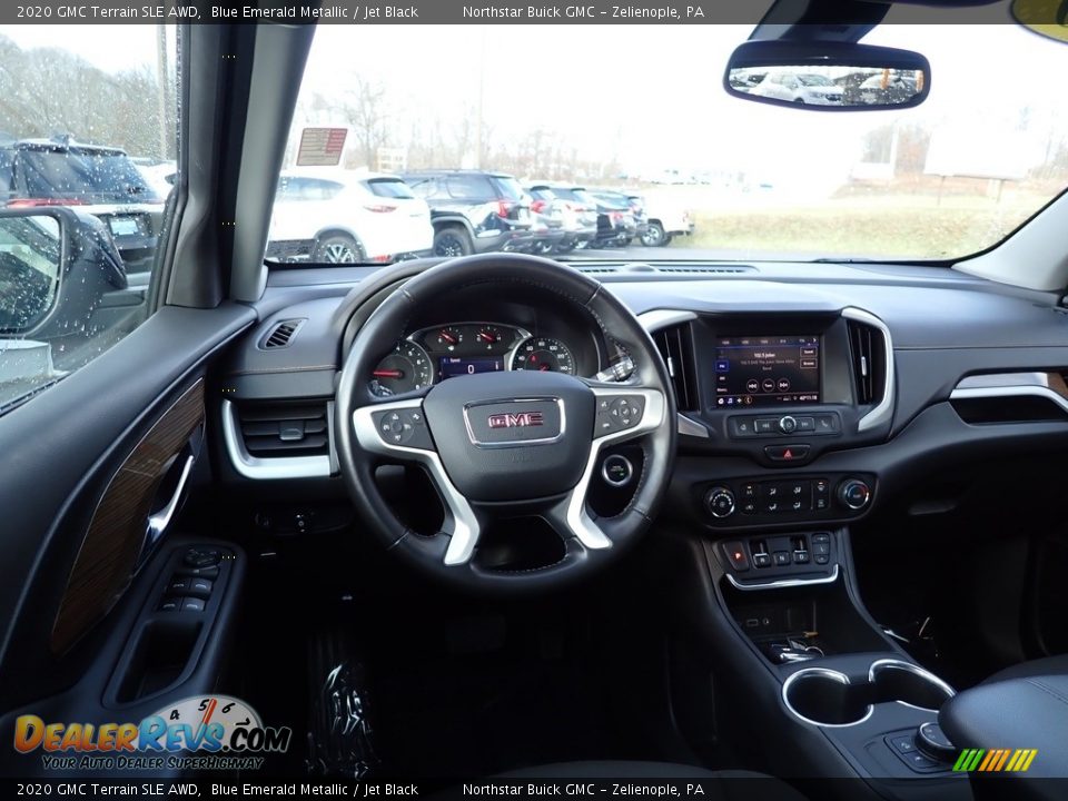 2020 GMC Terrain SLE AWD Blue Emerald Metallic / Jet Black Photo #19