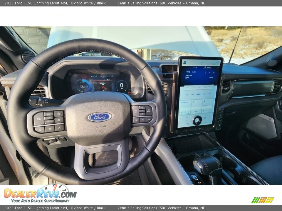 Dashboard of 2023 Ford F150 Lightning Lariat 4x4 Photo #5