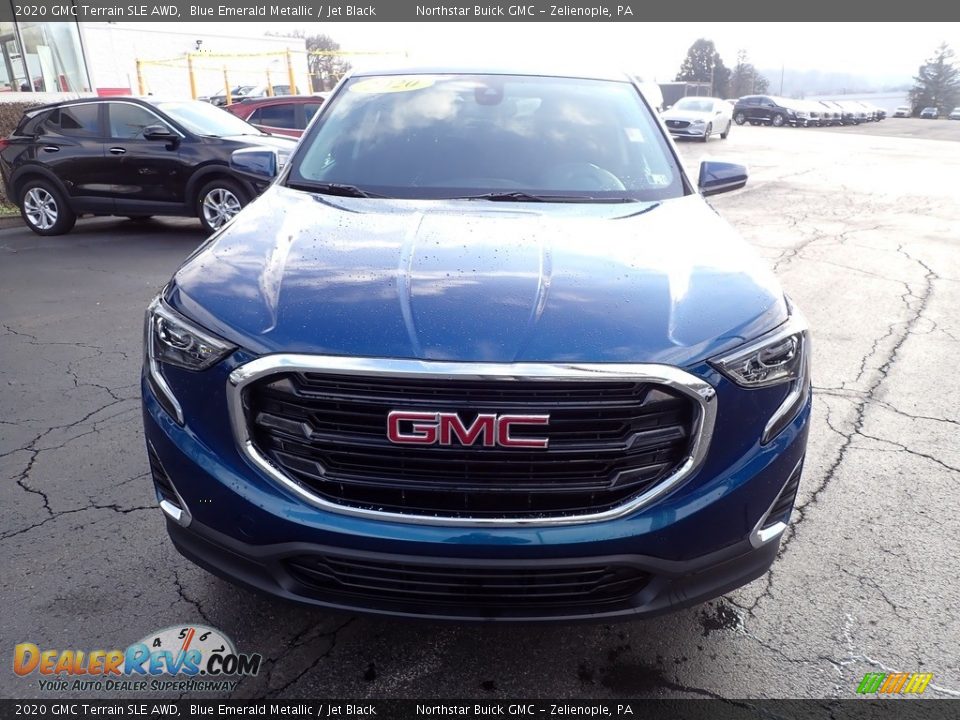 2020 GMC Terrain SLE AWD Blue Emerald Metallic / Jet Black Photo #20