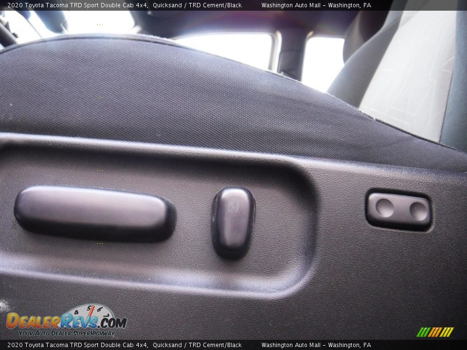 2020 Toyota Tacoma TRD Sport Double Cab 4x4 Quicksand / TRD Cement/Black Photo #28