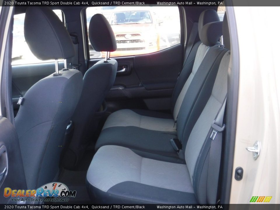 Rear Seat of 2020 Toyota Tacoma TRD Sport Double Cab 4x4 Photo #33