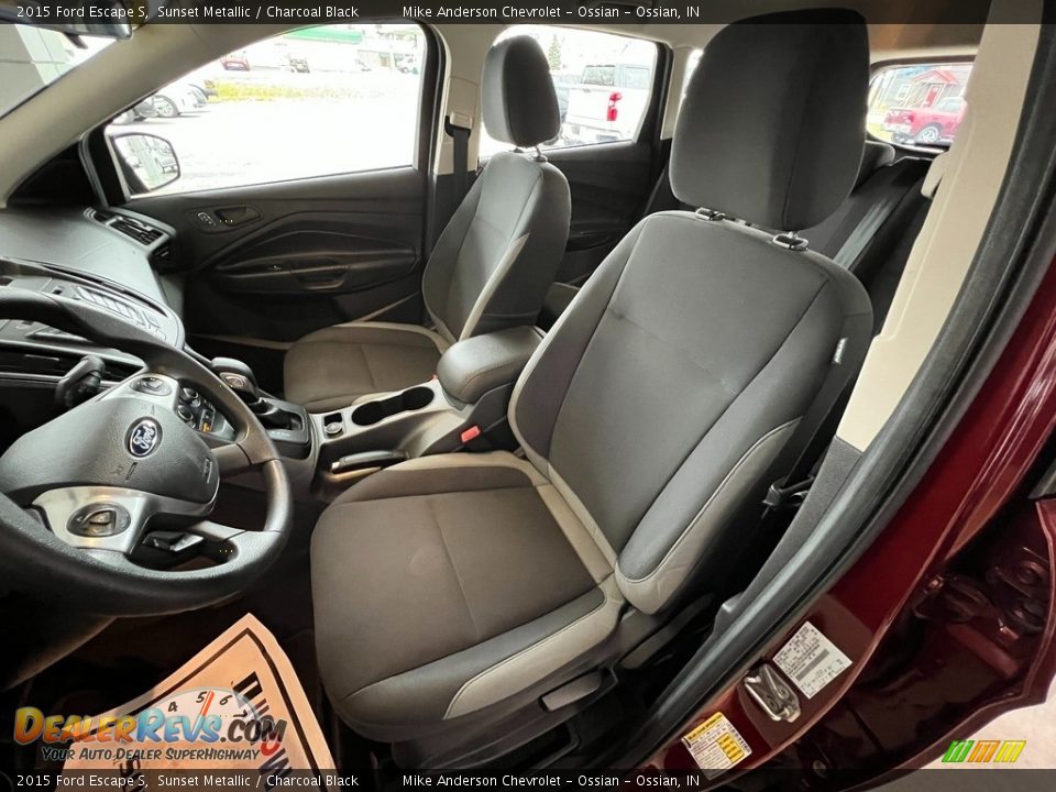 2015 Ford Escape S Sunset Metallic / Charcoal Black Photo #15