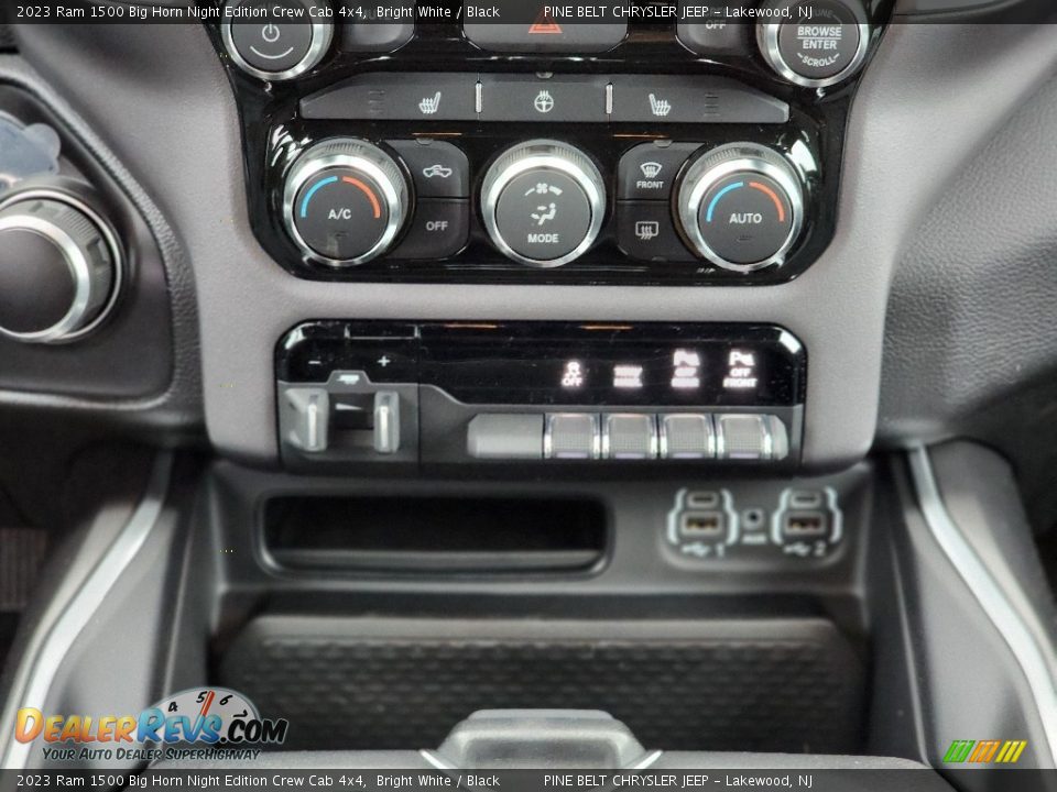Controls of 2023 Ram 1500 Big Horn Night Edition Crew Cab 4x4 Photo #12