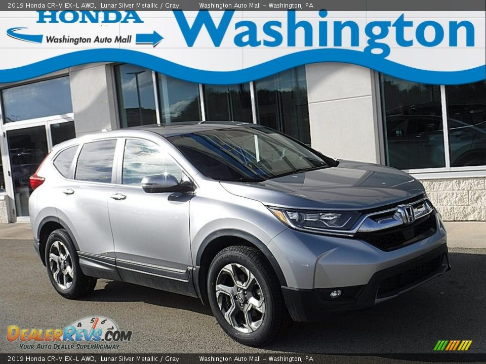 2019 Honda CR-V EX-L AWD Lunar Silver Metallic / Gray Photo #1