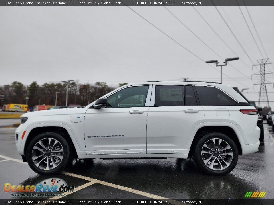 Bright White 2023 Jeep Grand Cherokee Overland 4XE Photo #3