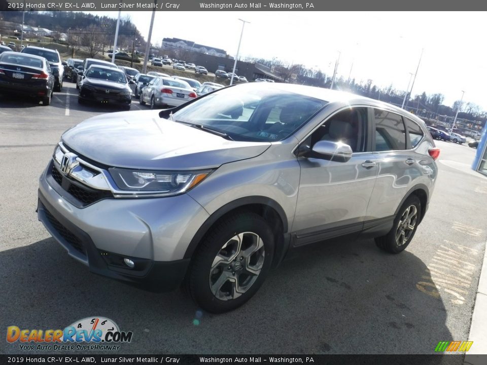 2019 Honda CR-V EX-L AWD Lunar Silver Metallic / Gray Photo #5
