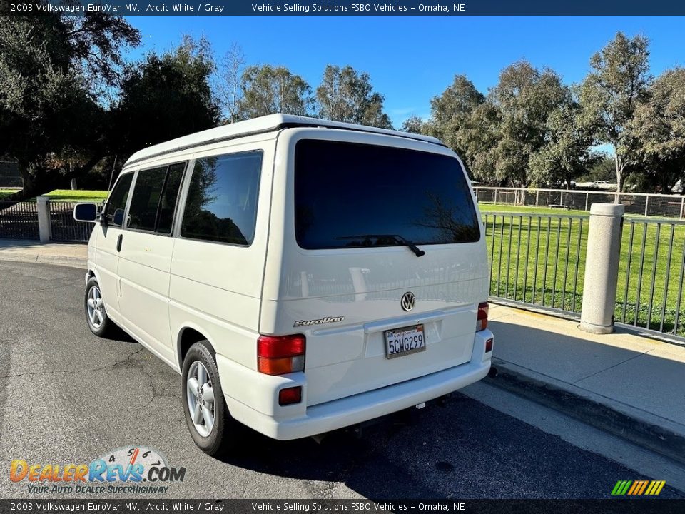 2003 Volkswagen EuroVan MV Arctic White / Gray Photo #4