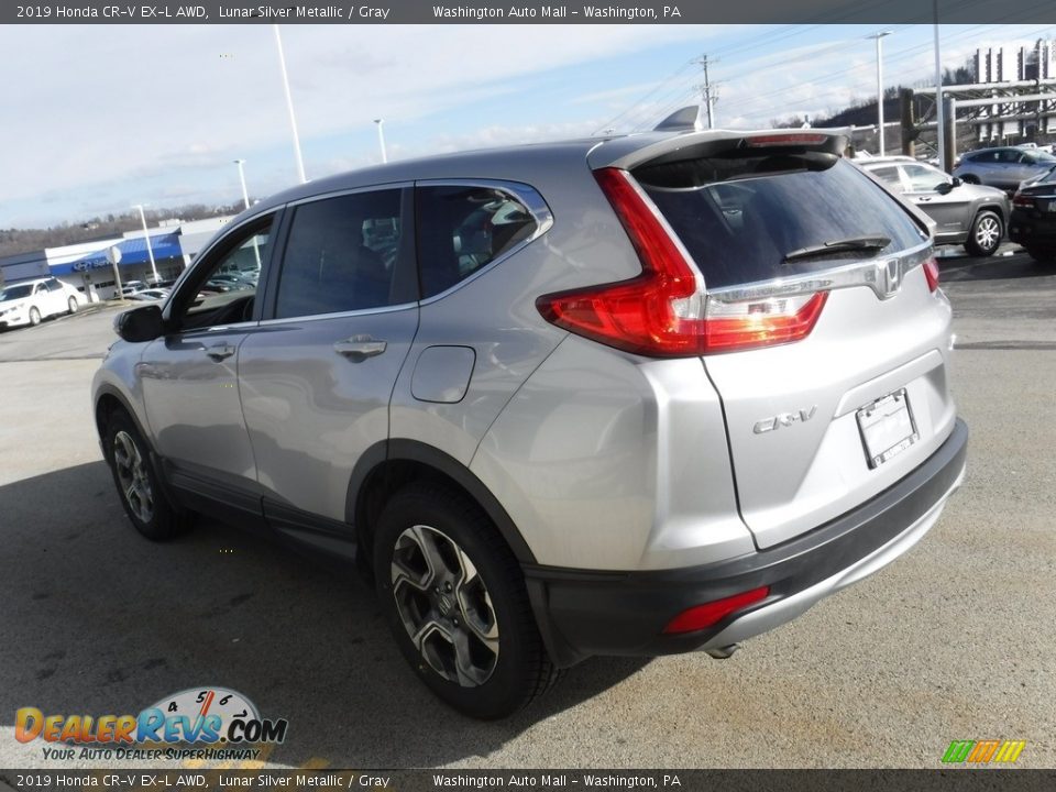 2019 Honda CR-V EX-L AWD Lunar Silver Metallic / Gray Photo #7