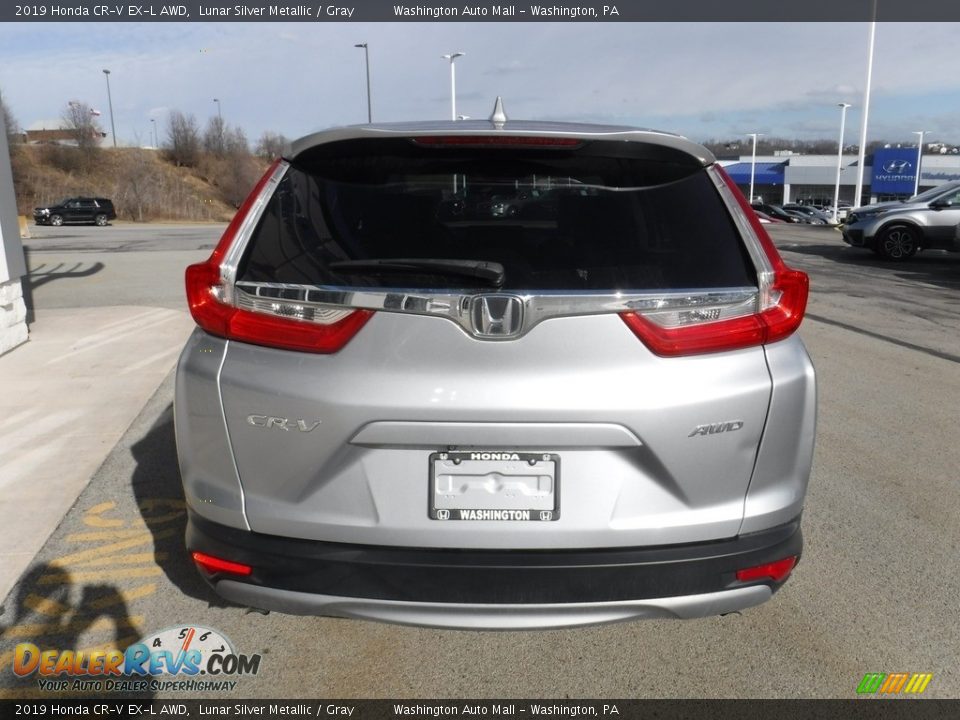 2019 Honda CR-V EX-L AWD Lunar Silver Metallic / Gray Photo #8