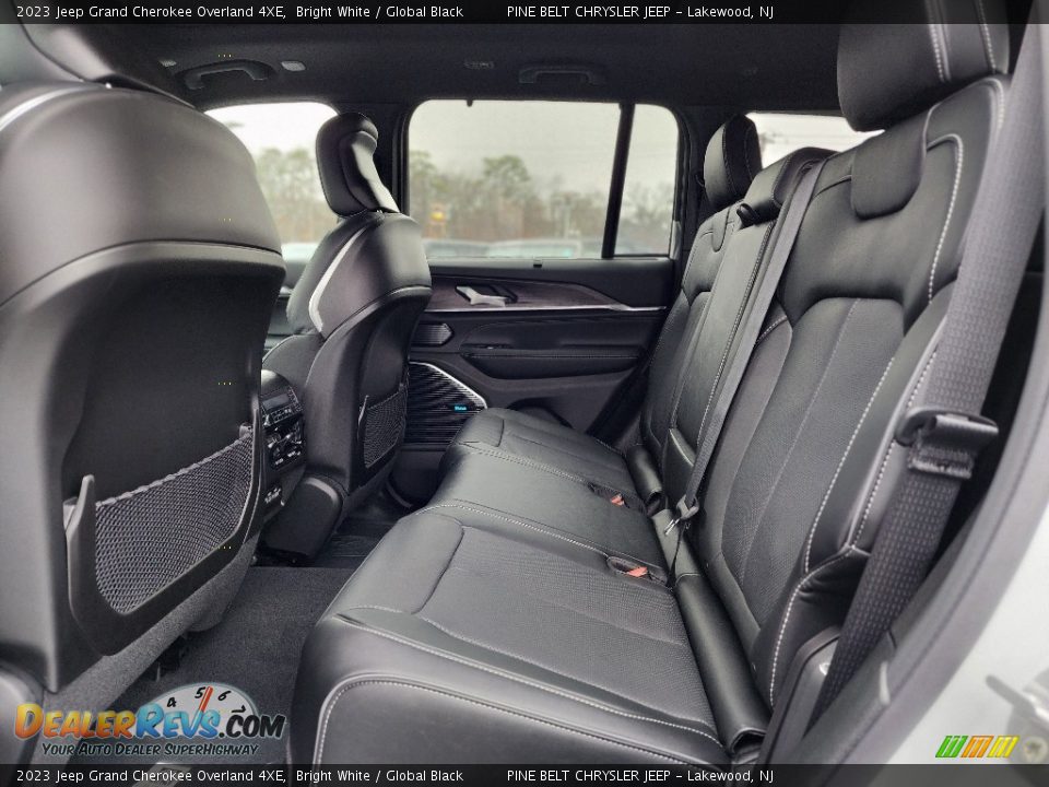 Rear Seat of 2023 Jeep Grand Cherokee Overland 4XE Photo #7