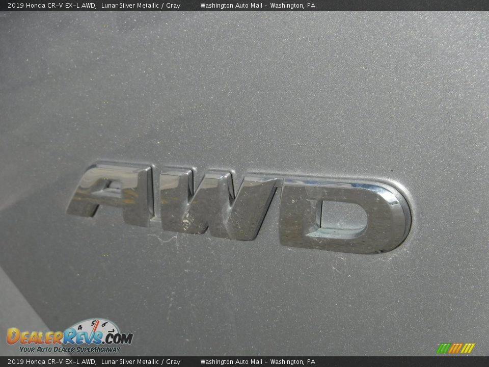 2019 Honda CR-V EX-L AWD Lunar Silver Metallic / Gray Photo #9