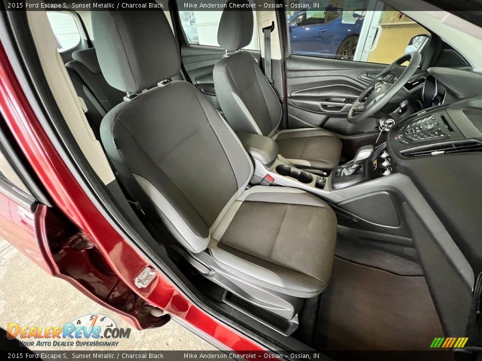 2015 Ford Escape S Sunset Metallic / Charcoal Black Photo #27