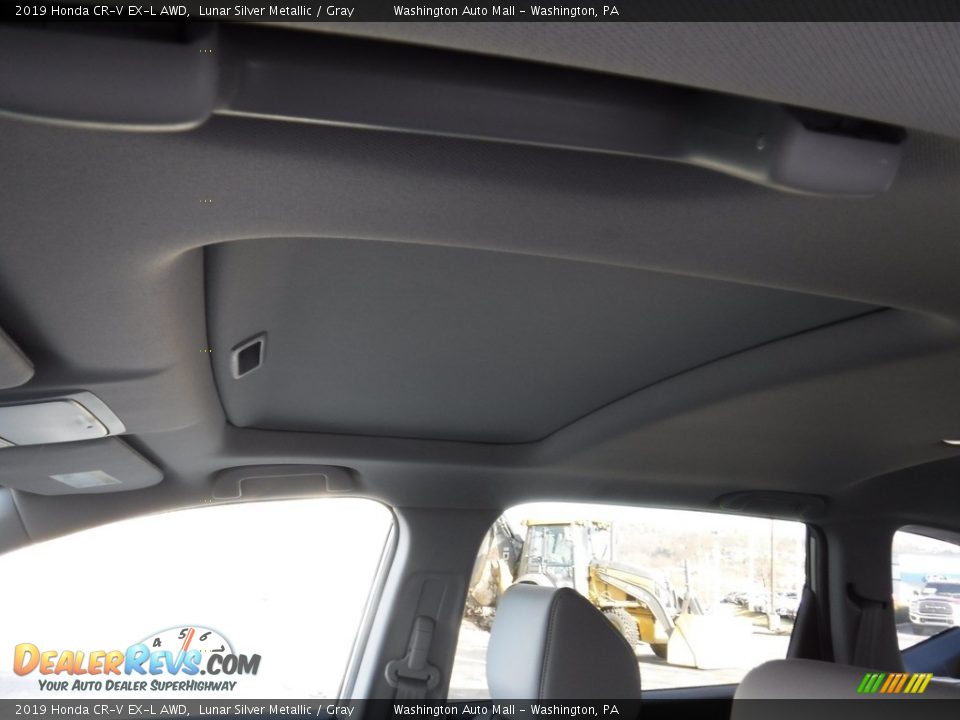 2019 Honda CR-V EX-L AWD Lunar Silver Metallic / Gray Photo #10