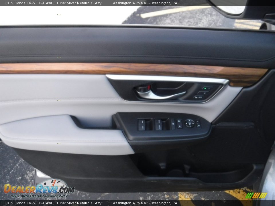 2019 Honda CR-V EX-L AWD Lunar Silver Metallic / Gray Photo #11
