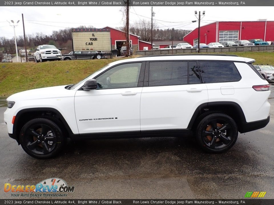 2023 Jeep Grand Cherokee L Altitude 4x4 Bright White / Global Black Photo #2