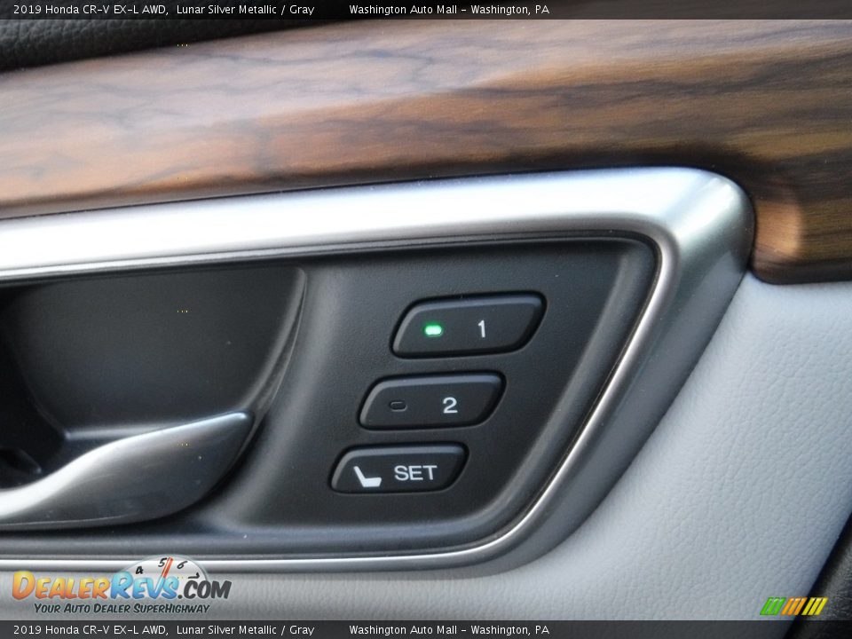 2019 Honda CR-V EX-L AWD Lunar Silver Metallic / Gray Photo #12