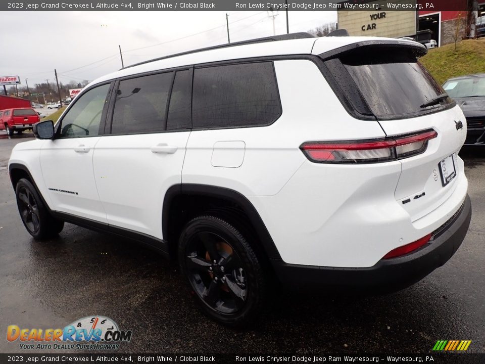 2023 Jeep Grand Cherokee L Altitude 4x4 Bright White / Global Black Photo #3