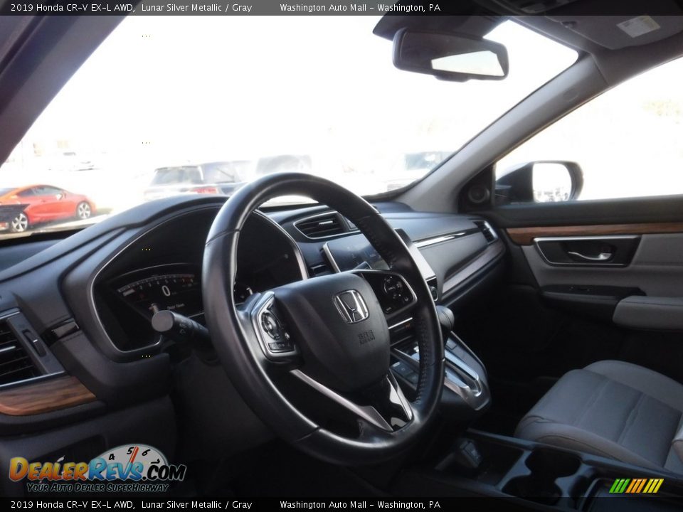 2019 Honda CR-V EX-L AWD Lunar Silver Metallic / Gray Photo #13