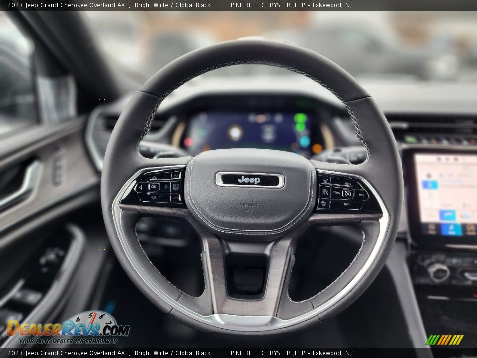 2023 Jeep Grand Cherokee Overland 4XE Steering Wheel Photo #13