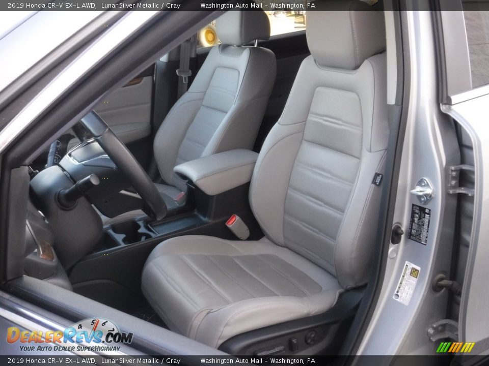 2019 Honda CR-V EX-L AWD Lunar Silver Metallic / Gray Photo #16