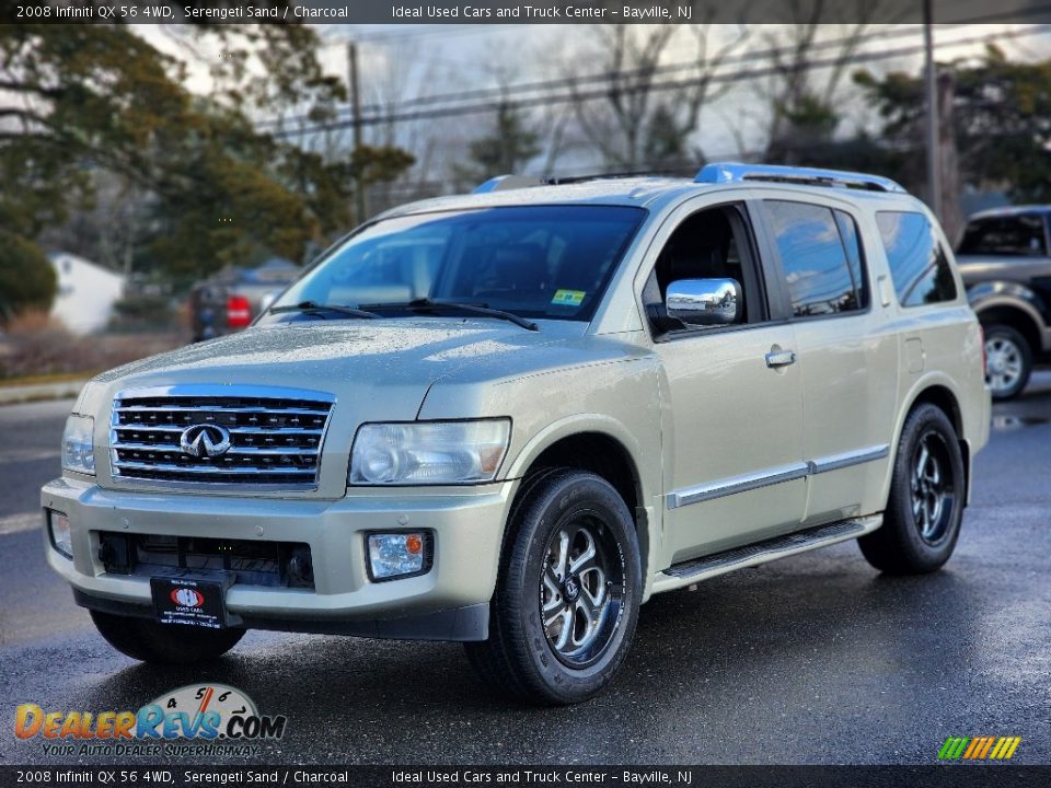 2008 Infiniti QX 56 4WD Serengeti Sand / Charcoal Photo #1