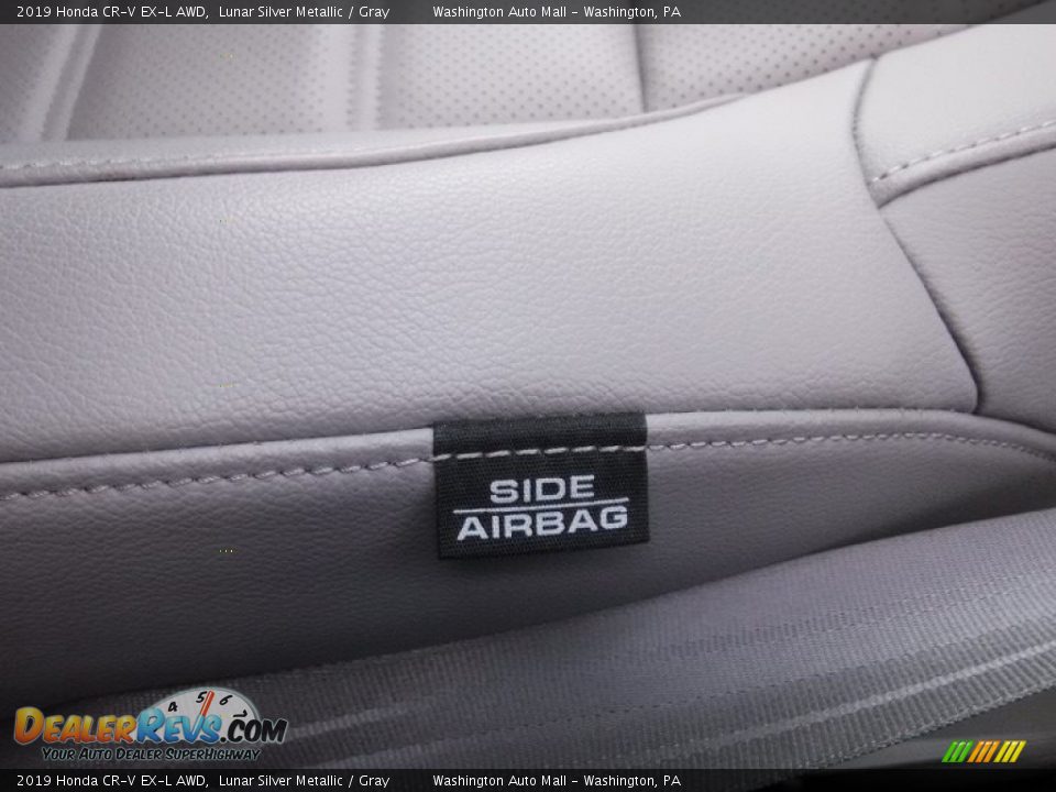 2019 Honda CR-V EX-L AWD Lunar Silver Metallic / Gray Photo #17