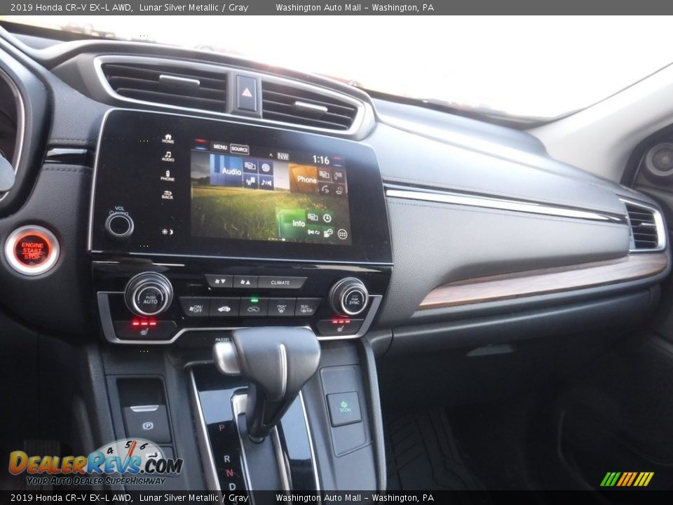 2019 Honda CR-V EX-L AWD Lunar Silver Metallic / Gray Photo #18