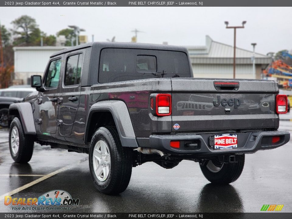 2023 Jeep Gladiator Sport 4x4 Granite Crystal Metallic / Black Photo #4