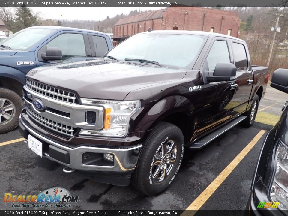 2020 Ford F150 XLT SuperCrew 4x4 Magma Red / Black Photo #1