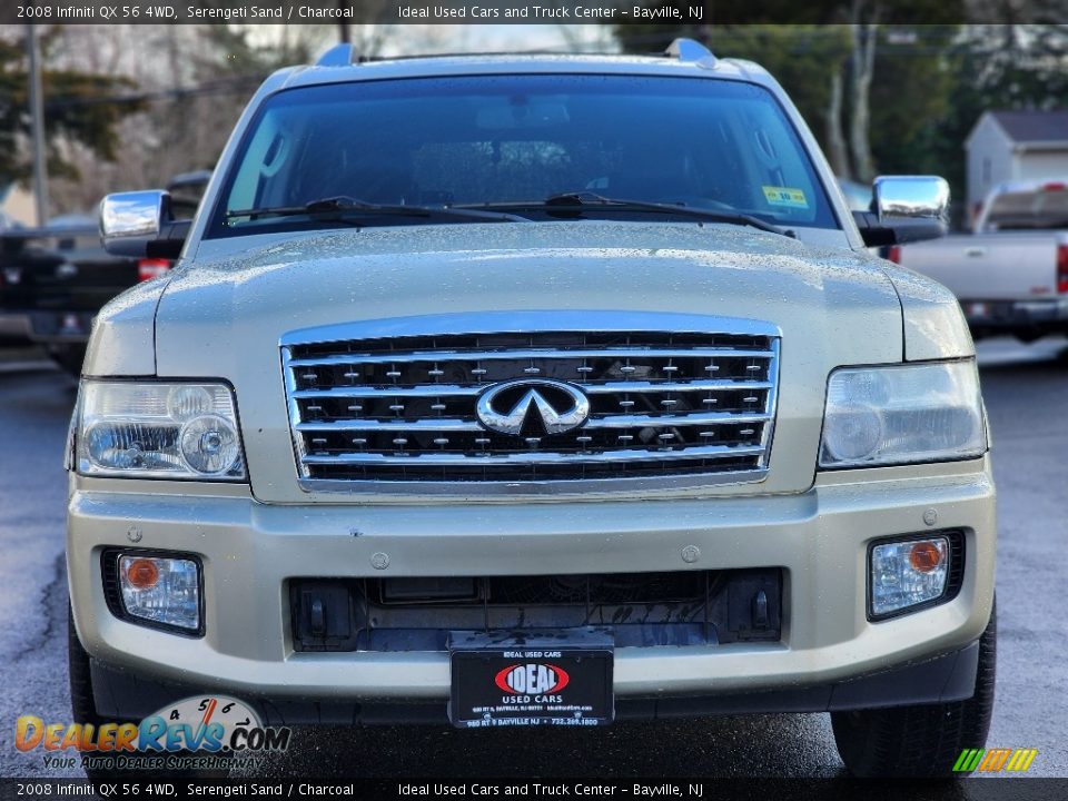 2008 Infiniti QX 56 4WD Serengeti Sand / Charcoal Photo #3