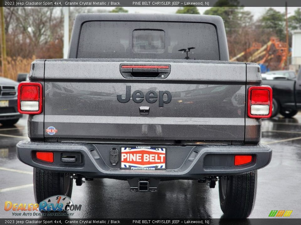 2023 Jeep Gladiator Sport 4x4 Granite Crystal Metallic / Black Photo #6