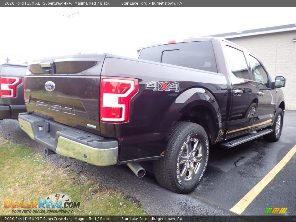 2020 Ford F150 XLT SuperCrew 4x4 Magma Red / Black Photo #4