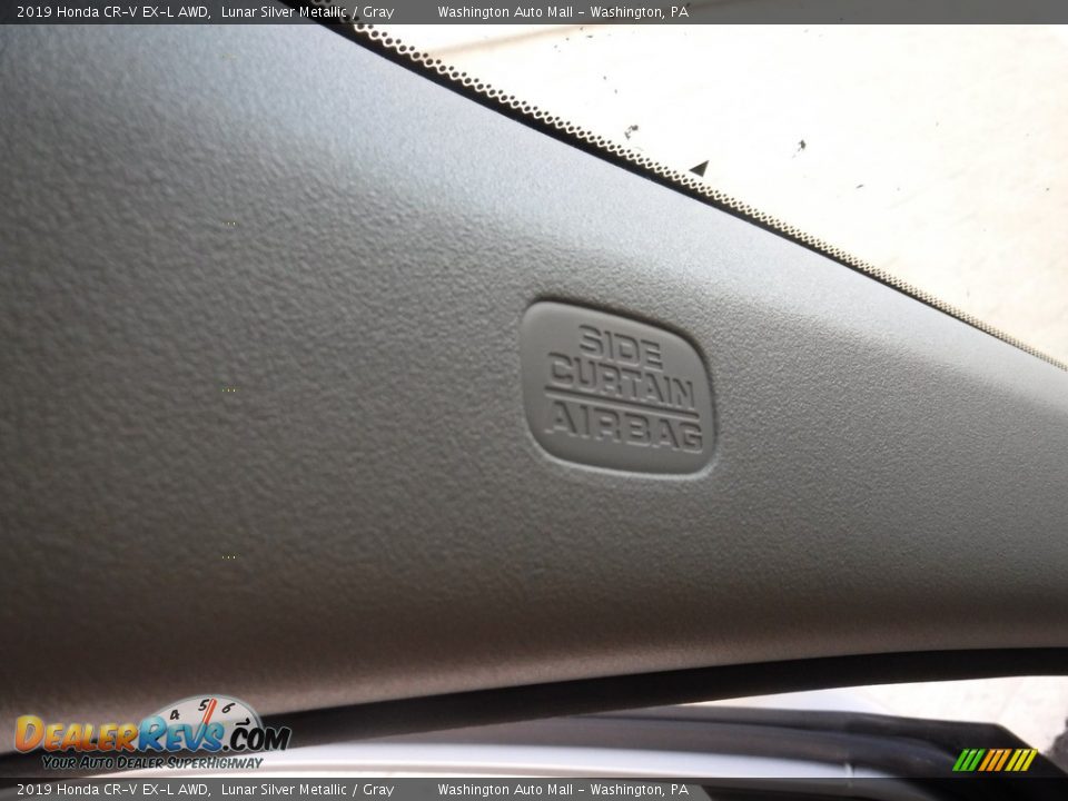 2019 Honda CR-V EX-L AWD Lunar Silver Metallic / Gray Photo #23