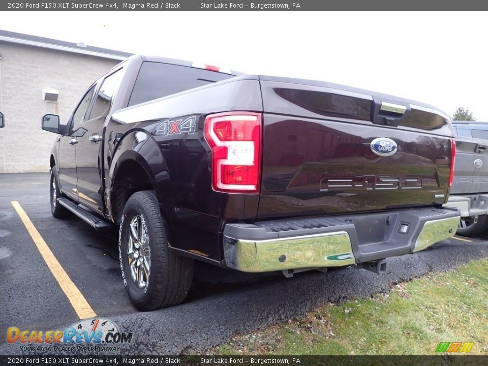 2020 Ford F150 XLT SuperCrew 4x4 Magma Red / Black Photo #5